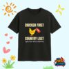 Chicken First Country Last Trump Taco Shirt