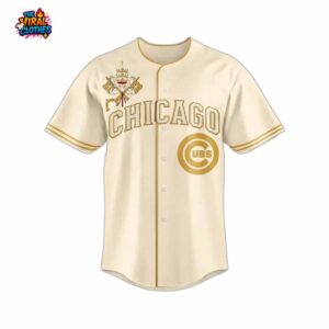 Cubs Pope Leo XIV Vatican Baseball Jersey