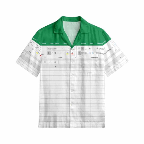 Funny Microsoft Excel Hawaiian Shirt 2025
