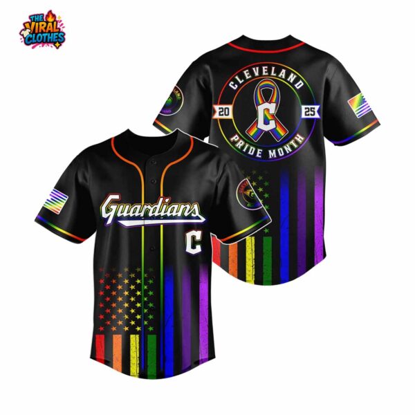 Guardians Happy Pride Month 2025 Baseball Jersey