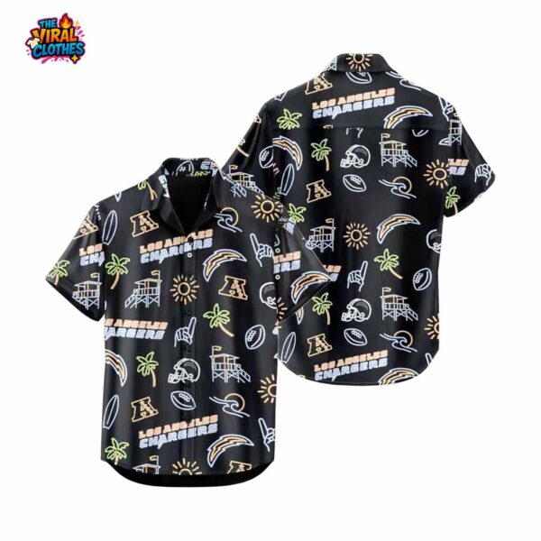 LA Chargers 2025 Hawaiian Shirt