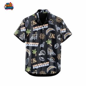 LA Chargers 2025 Hawaiian Shirt