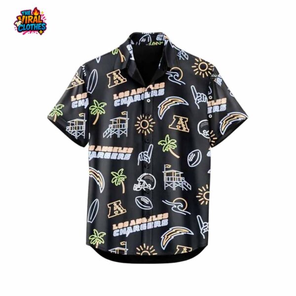 LA Chargers 2025 Hawaiian Shirt
