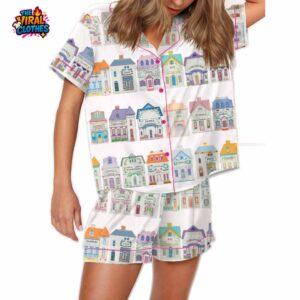 Lenox Spice Village Silky Satin Pajama Set For Women