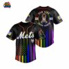 NY Mets Happy Pride Month 2025 Baseball Jersey