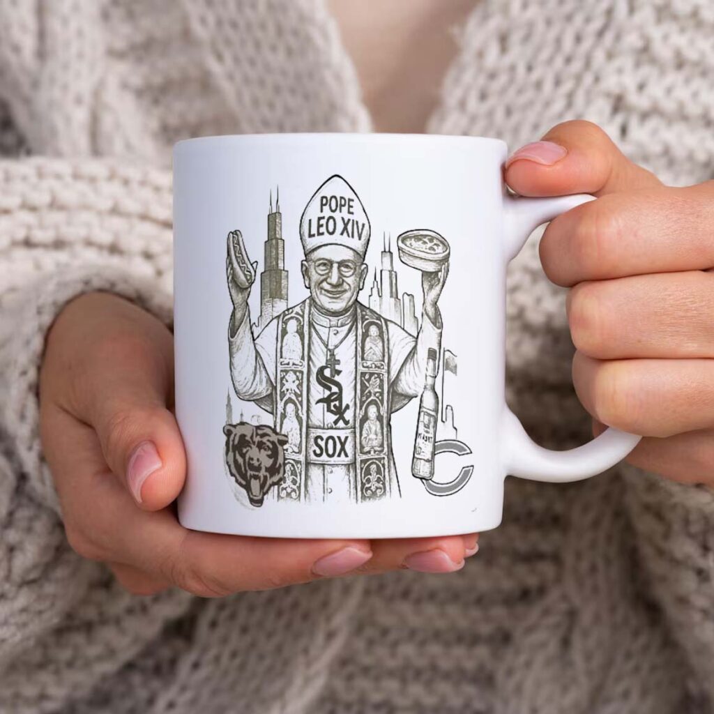 Pope Leo XIV Chicago American Pope Mug 3 Pope Leo XIV Chicago American Pope Mug