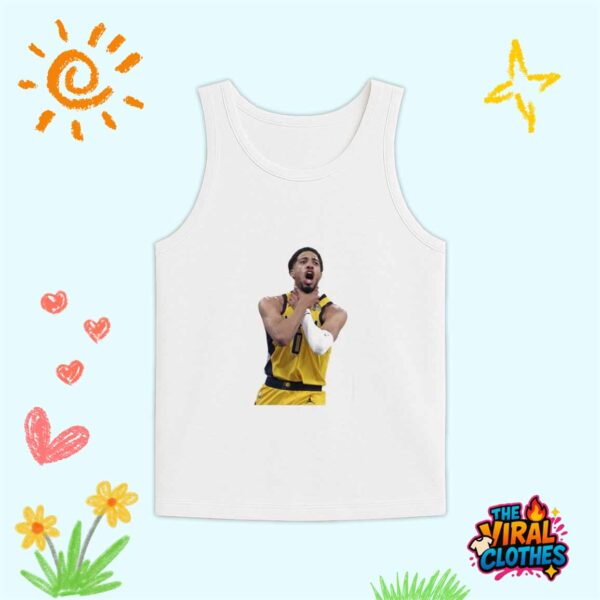 Tyrese Haliburton Choke Sign Game 1 Shirt