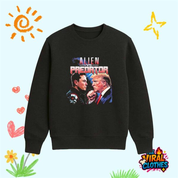 Alien Vs Predator Elon Musk Vs Donald Trump Shirt