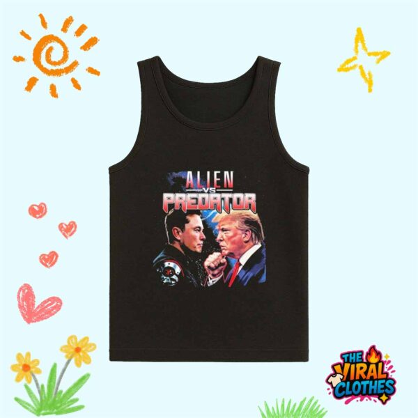 Alien Vs Predator Elon Musk Vs Donald Trump Shirt