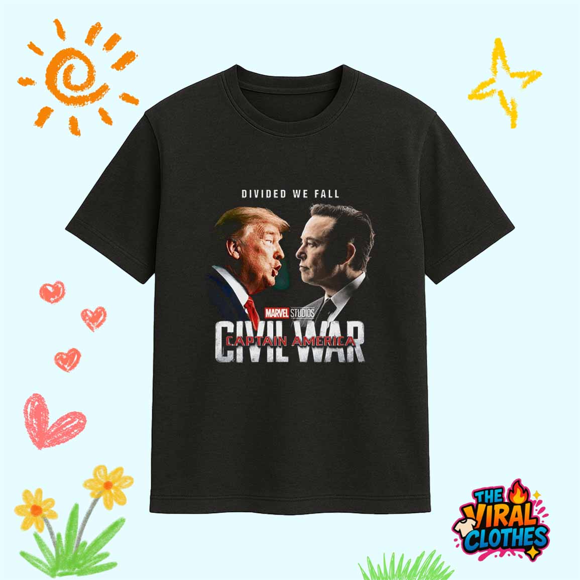 Civil War Trump vs Elon Shirt Civil War Trump vs Elon Shirt