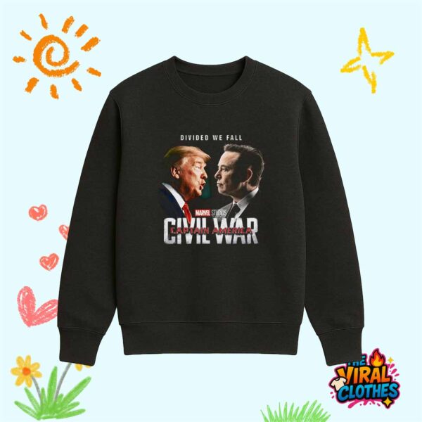 Civil War Trump vs Elon Shirt