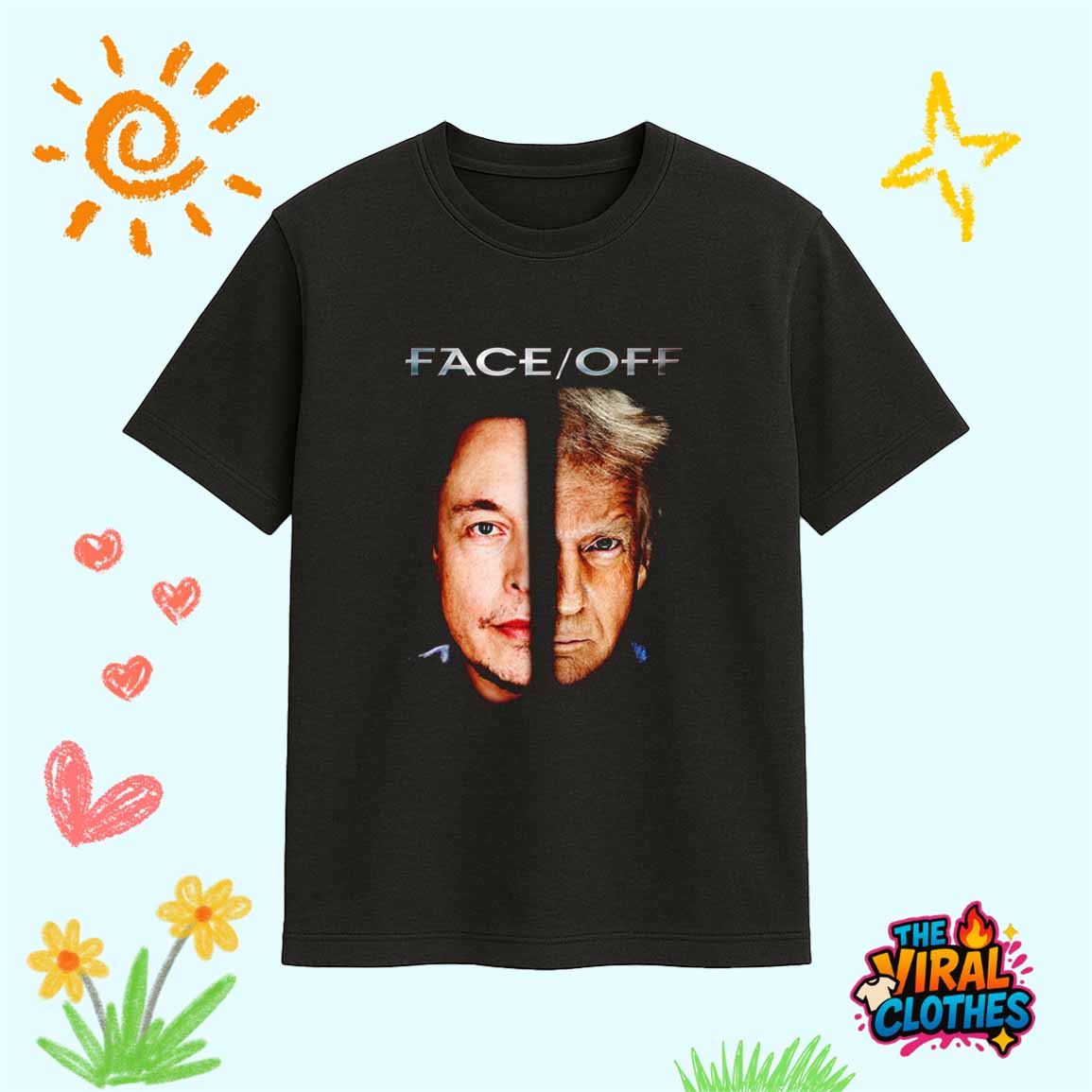 Face Off Elon vs Trump Shirt Face Off Elon vs Trump Shirt