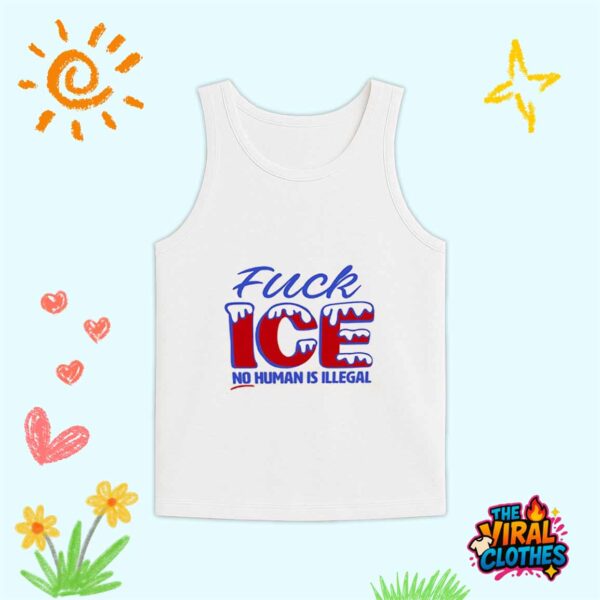 Fuck ICE No Human Is illegal Shirt