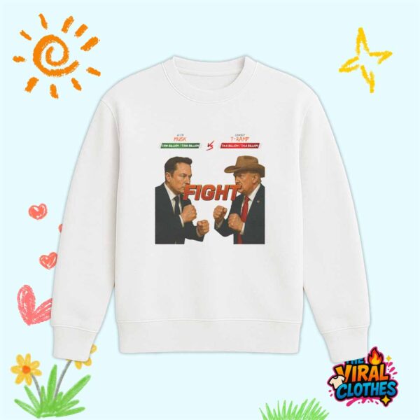 Funny Trump vs Elon Musk Fighting Shirt