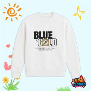 Indiana Pacers Blue And Gold 2025 Eastern Conference Finals Shirt