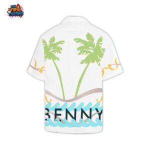 Jason Kelce Wearing Pink Flamingo Hawaiian Shirt