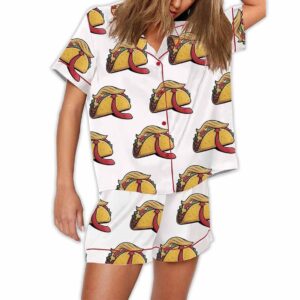 TACO Trump Always Chickens Out Pajama Set