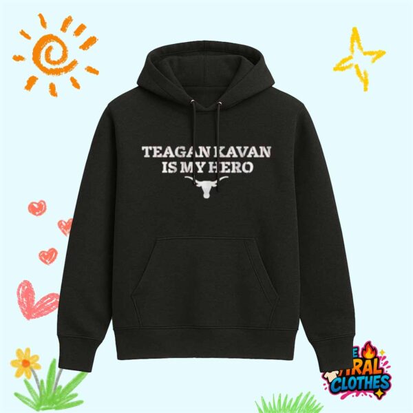 Texas Longhorns Softball Teagan Kavan Is My Hero Shirt